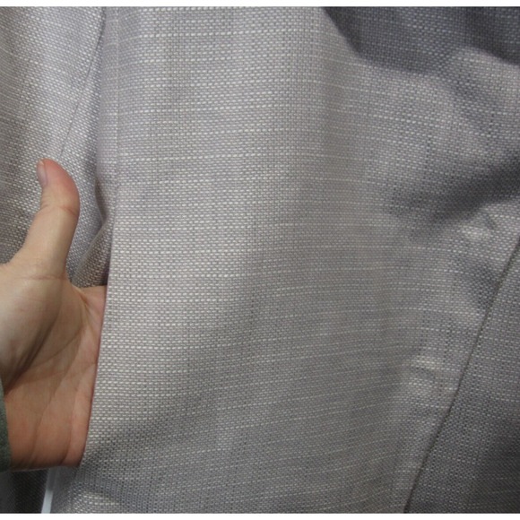 Ann Taylor Blazer Size 6 Small Linen Blend Gray Tweed Lightweight Career Jacket - Picture 5 of 12